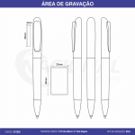 CANETA SEMI METAL CS1035
