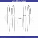 CANETA SEMI-METAL METALIZADA E CORPO COLORIDO CS1061A