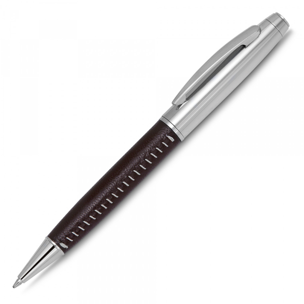 CANETA DE METAL C/ DETALHE DE COSTURA CM0148C