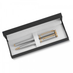 CANETA DE METAL COM DETALHE DOURADO ROLLER CM0300R