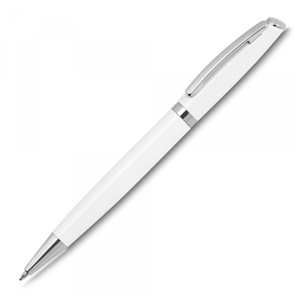CANETA DE METAL C/ DETALHE PRATA CM1027S