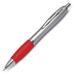 CANETA SEMI-METAL C/ BORRACHA E ANEL CS0009
