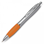CANETA SEMI-METAL C/ BORRACHA E ANEL CS0009