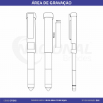 CANETA SEMI-METAL TOUCH C/ FERRAMENTAS CP13543