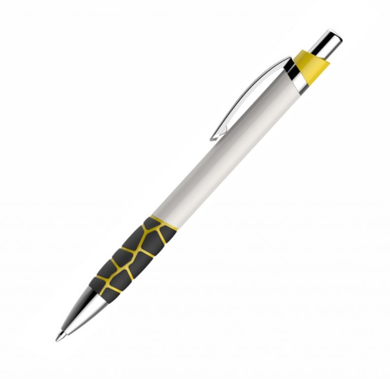 CANETA SEMI-METAL COM DETALHE EMBORRACHADO CS1104