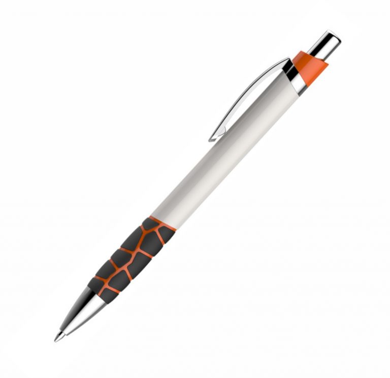 CANETA SEMI-METAL COM DETALHE EMBORRACHADO CS1104