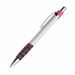 CANETA SEMI-METAL COM DETALHE EMBORRACHADO CS1104