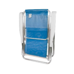 DI2267 Azul 04 - Caderira Reclinável Com 8 Posições Em Alumínio Cadeira Personalizada