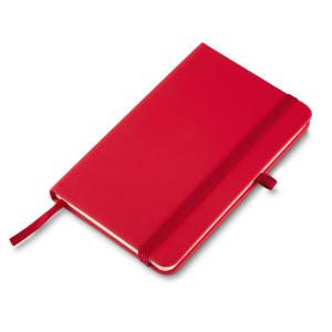 Caderno pequeno com elástico 14x9cm