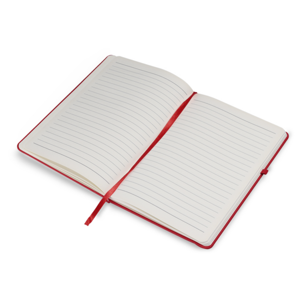 Caderno médio com elástico