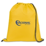 Sacochila amarela personalizada