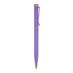 Caneta De Metal Com Detalhe Bronze