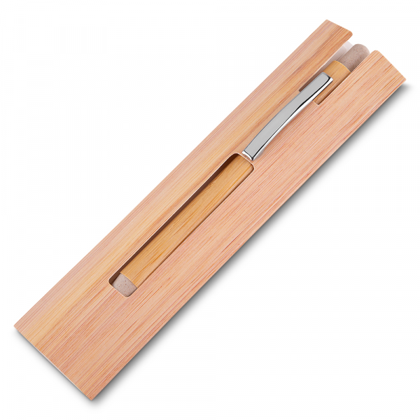 caneta de bambu