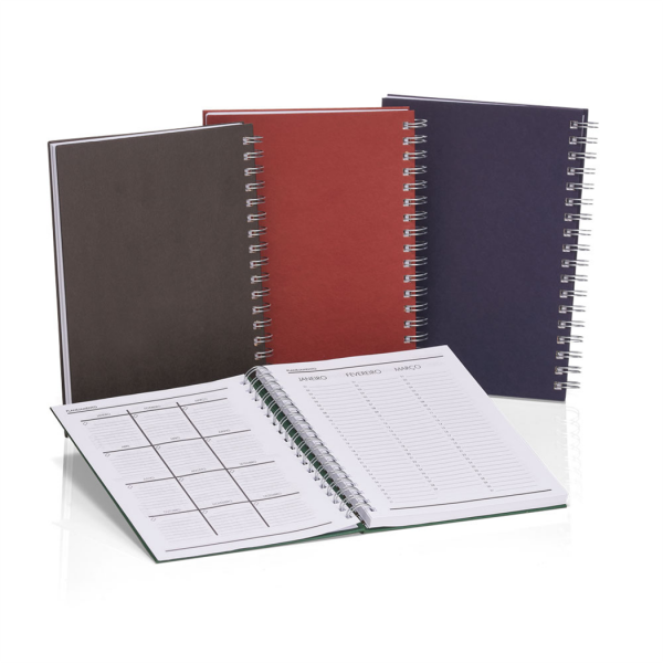 Caderno com planejamento personalizado