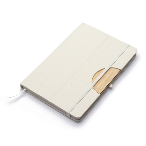 Caderno com suporte para smartphone