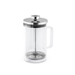 Cafeteira De Vidro Com Tampa Inox