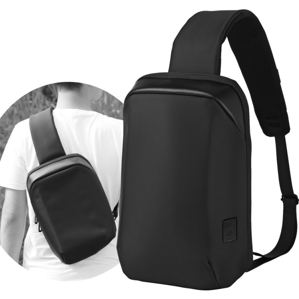 Mochila Transversal Com Saída De USB