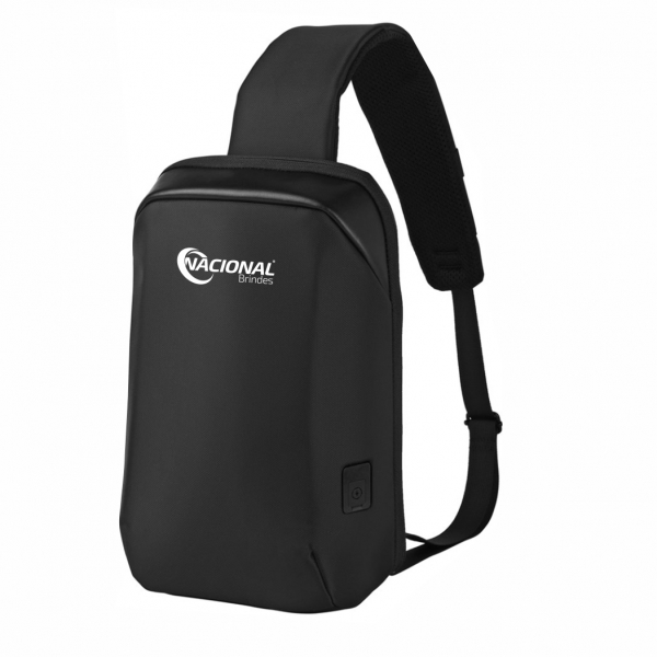 Mochila Transversal Com Saída De USB