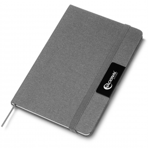 Caderno Com Placa De Metal