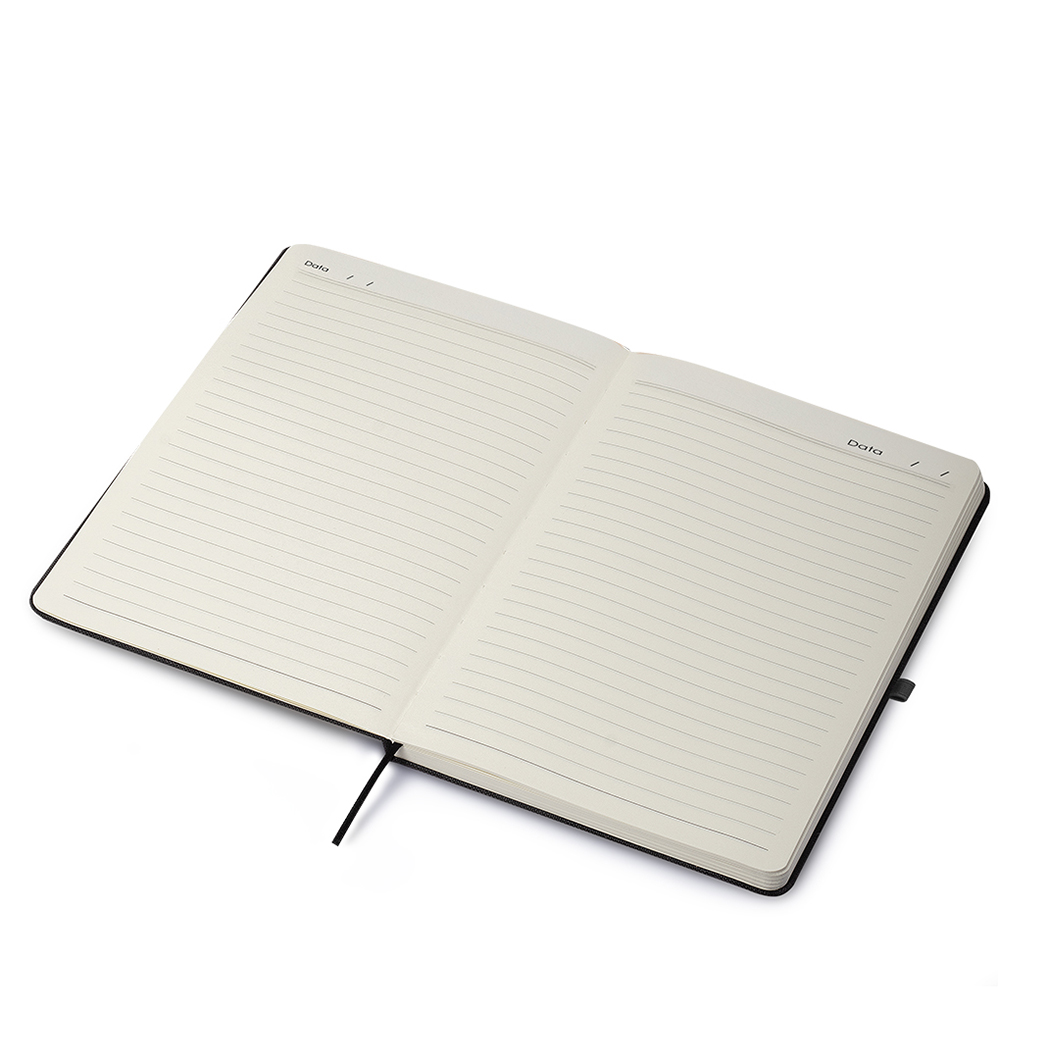 CAD0150 Folha Alt Caderno Com Placa De Metal E Elástico Caderno Com Placa De Metal Personalizado