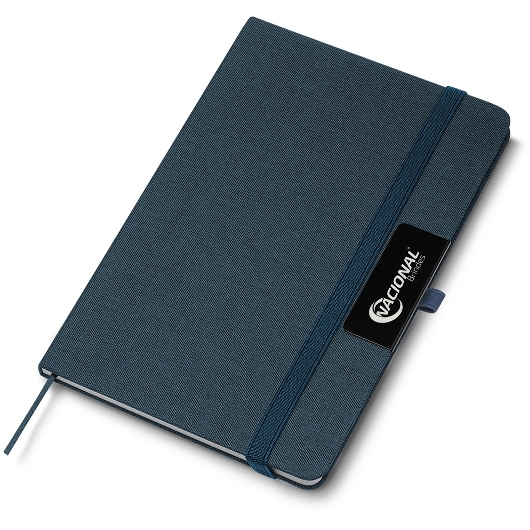CAD0150 Logo Alt Caderno Com Placa De Metal E Elástico Caderno Com Placa De Metal Personalizado