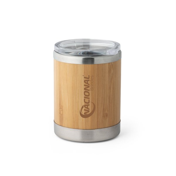 Copo Inox Com Bambu