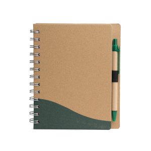 Caderno Ecológico Com Detalhe Texturizado