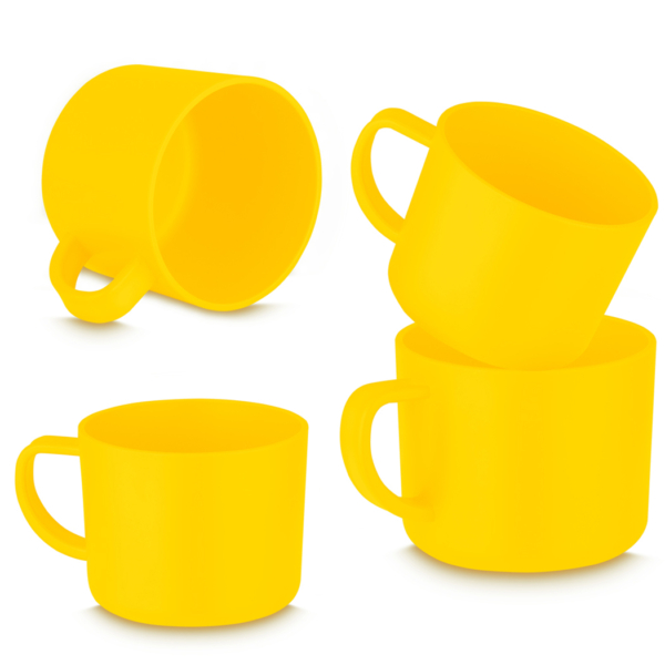 Conjunto Com Quatro Xícaras Plásticas
