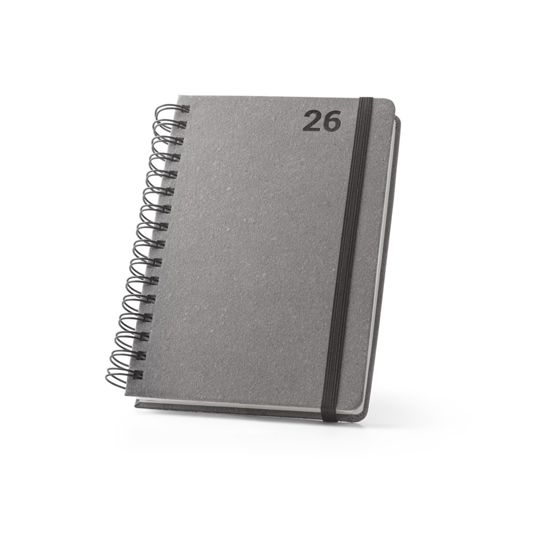 AD6215 2026 05 - Agenda Com Wire-o E Elástico Agenda personalizada