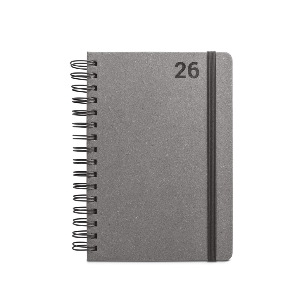 AD6215 2026 07 - Agenda Com Wire-o E Elástico Agenda personalizada