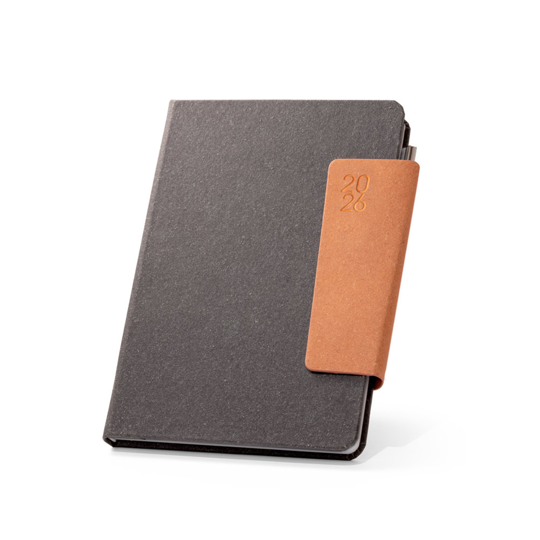 AS6217 2026 02 Agenda Com Capa Em Couro Reciclado Agenda Personalizada