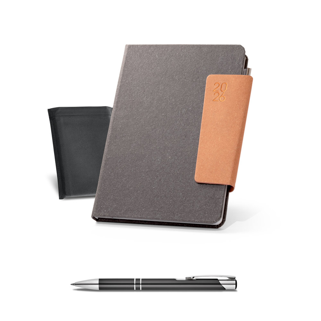 AS6217 2026 07 Agenda Com Capa Em Couro Reciclado Agenda Personalizada