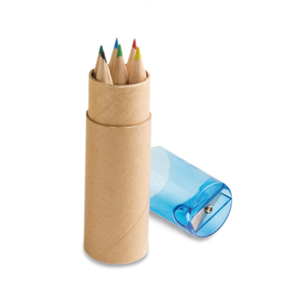 Caixa de lápis de cor personalizado