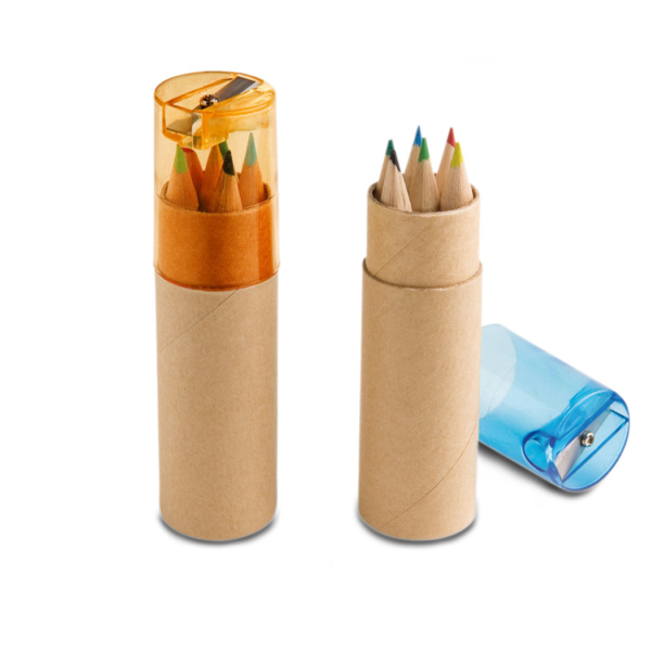 Caixa de lápis de cor personalizado