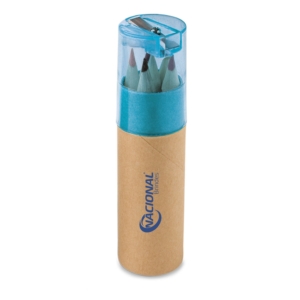 Caixa de lápis de cor personalizado