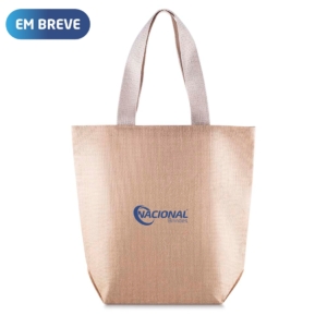 Sacola em juta personalizada