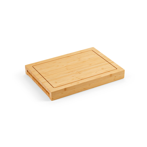 Conjunto Com Tábua E Três Facas
