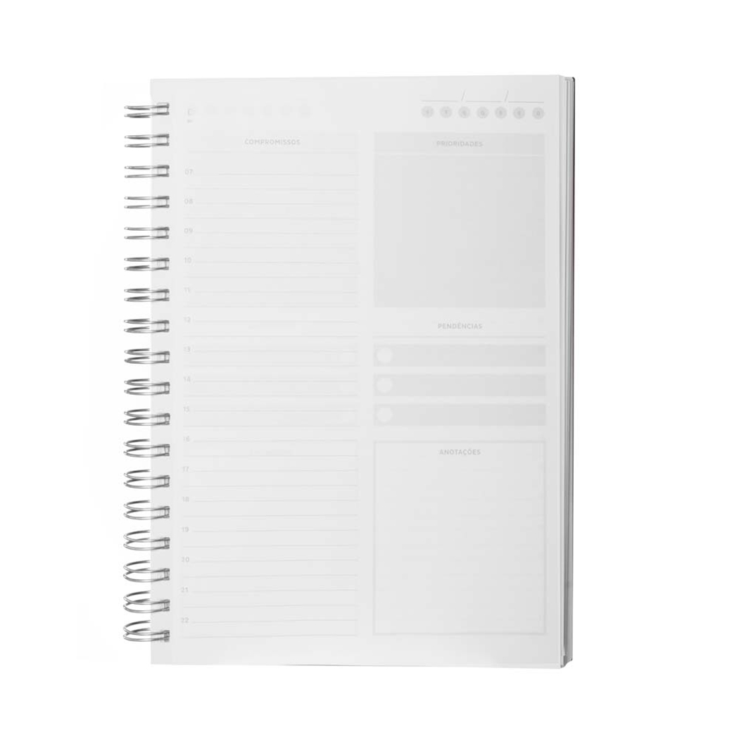 CAD0437 02 Caderno De Planejamento Com Calendário De 2025 À 2028 Caderno personalizado