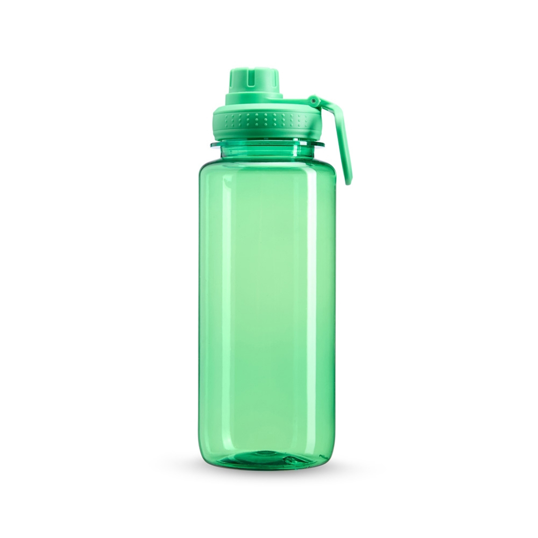 GA8278 Verde Garrafa Plástica Colorida De 1 Litro Garrafa plástica personalizada