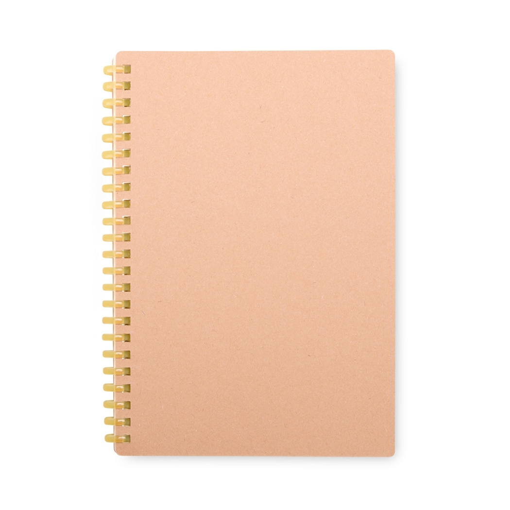 CAD9065 Amarelo Caderno Com Espiral De Plástico Caderno Personalizado