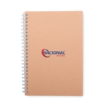 CAD9065 Azul Claro Caderno Com Espiral De Plástico logo Caderno Personalizado