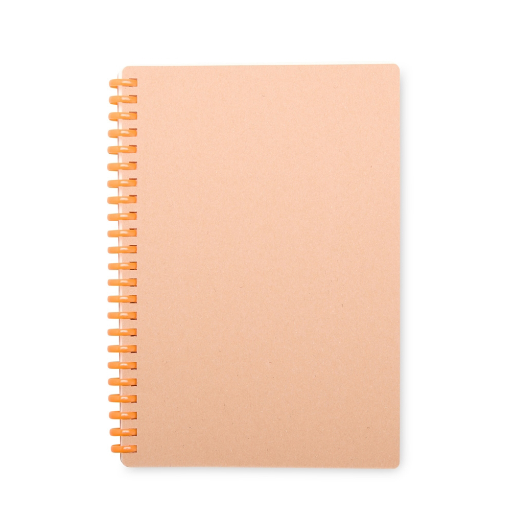 CAD9065 Laranja Caderno Com Espiral De Plástico Caderno Personalizado