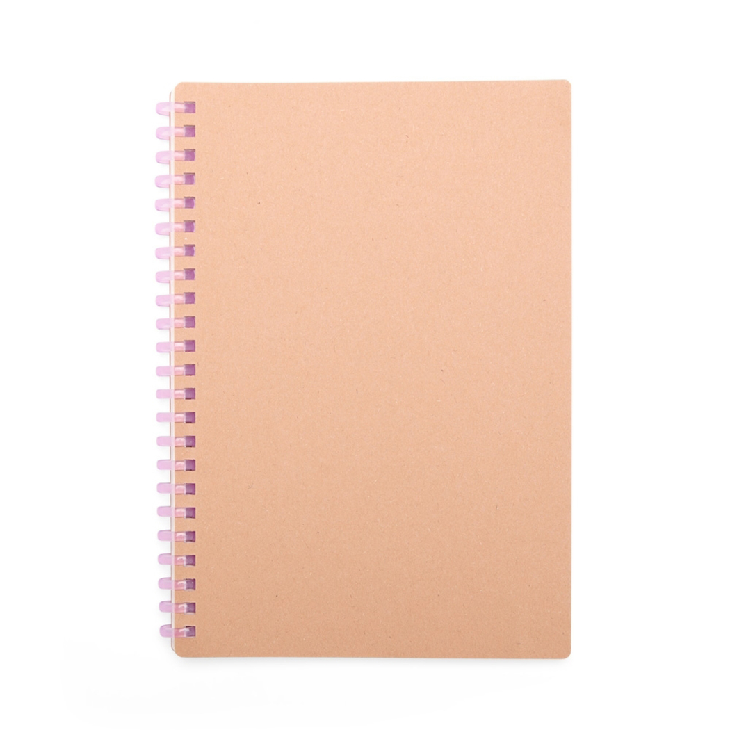 CAD9065 Roxo Caderno Com Espiral De Plástico Caderno Personalizado