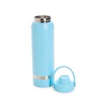 GA9031 Azul 01 Garrafa Térmica Com Detalhe Prateado Garrafa personalizada