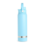 GA9031 Azul 03 Garrafa Térmica Com Detalhe Prateado Garrafa personalizada
