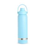 GA9031 Azul 04 Garrafa Térmica Com Detalhe Prateado Garrafa personalizada