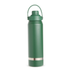 GA9031 Verde Garrafa Térmica Com Detalhe Prateado Garrafa personalizada