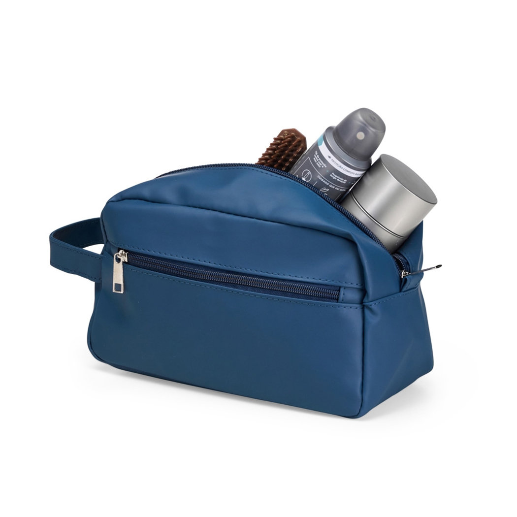 NE9019 Azul 06 Necessaire Em Couro Sintético Nécessaire personalizada