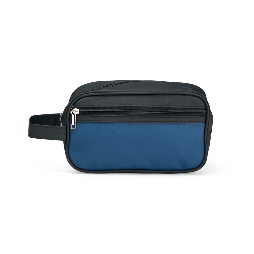 NE9022 Azul 03 Nécessaire Preta Com Detalhe Colorido Nécessaire Personalizada