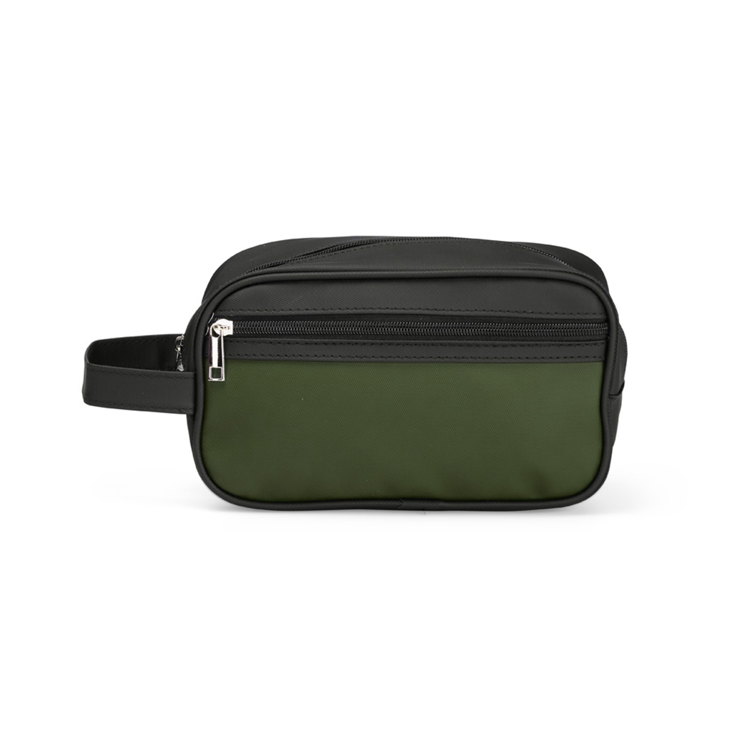 NE9022 Verde Nécessaire Preta Com Detalhe Colorido Nécessaire personalizada